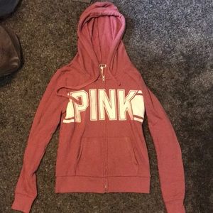 PINK zip up jacket